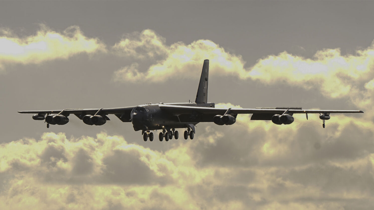 A B-52 bomber crashed shortly after takeoff Monday morning at a U.S. Air Force base in California's...