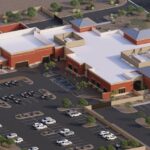 first substation for Surprise Police Department rendering of aerial view