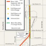 ADOT is beginning a $613 million project to build a 4-mile stretch of new freeway in Goodyear. (ADOT photo)