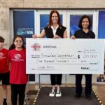 Interns from TSMC Arizona were partnered with a child from the Boys and Girls Club of the Valley to inform them about the semiconductor industry. (TSMC Arizona)