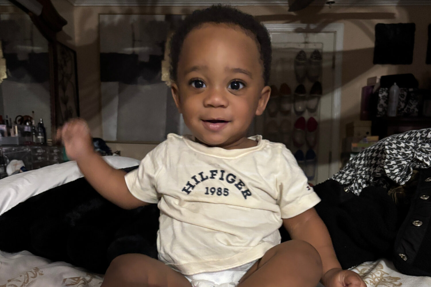 This undated photo provided by Veronica Roberson in June 2026 shows her grandson, Kohen Wiley, of S...