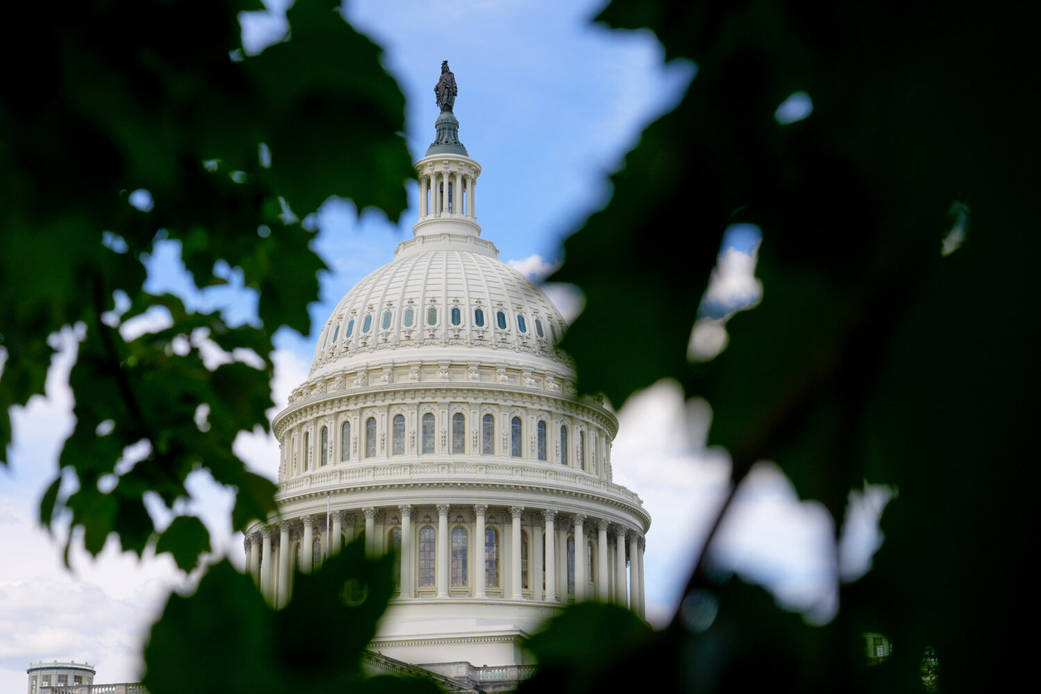 The U.S Capitol is photographed Friday, July 24, 2026, in Washington. (AP Photo/Mariam Zuhaib)Credi...