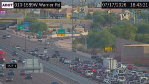 Wrong-way crash leaves 1 critically injured, closes eastbound I-10 in Chandler
