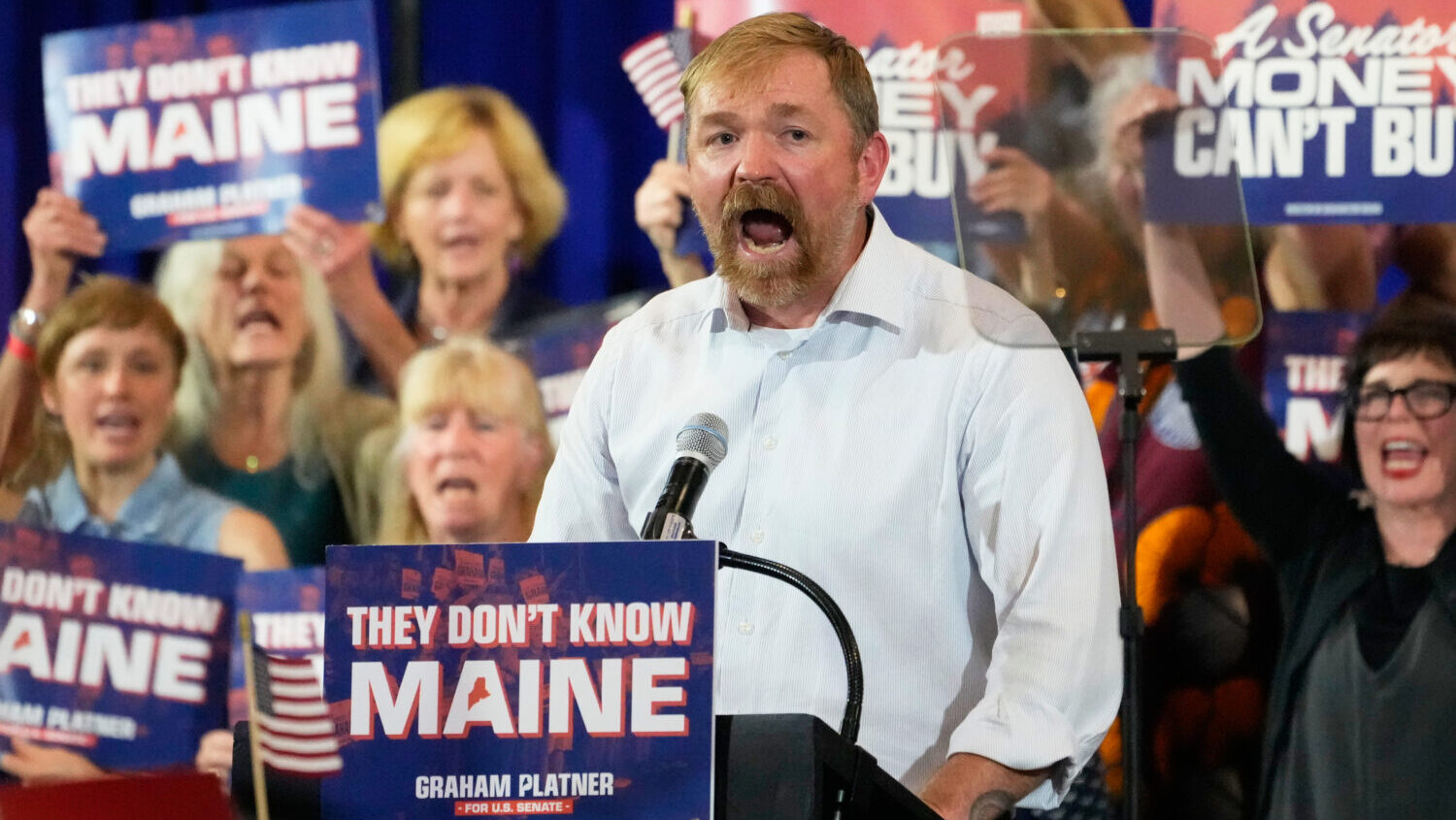 A woman who previously dated Maine Democratic Senate candidate Graham Platner said he drunkenly for...