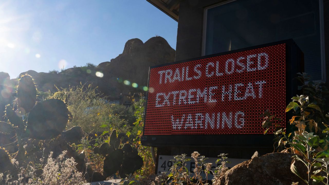 Extreme heat warning for metro Phoenix to last July 23 to 27...