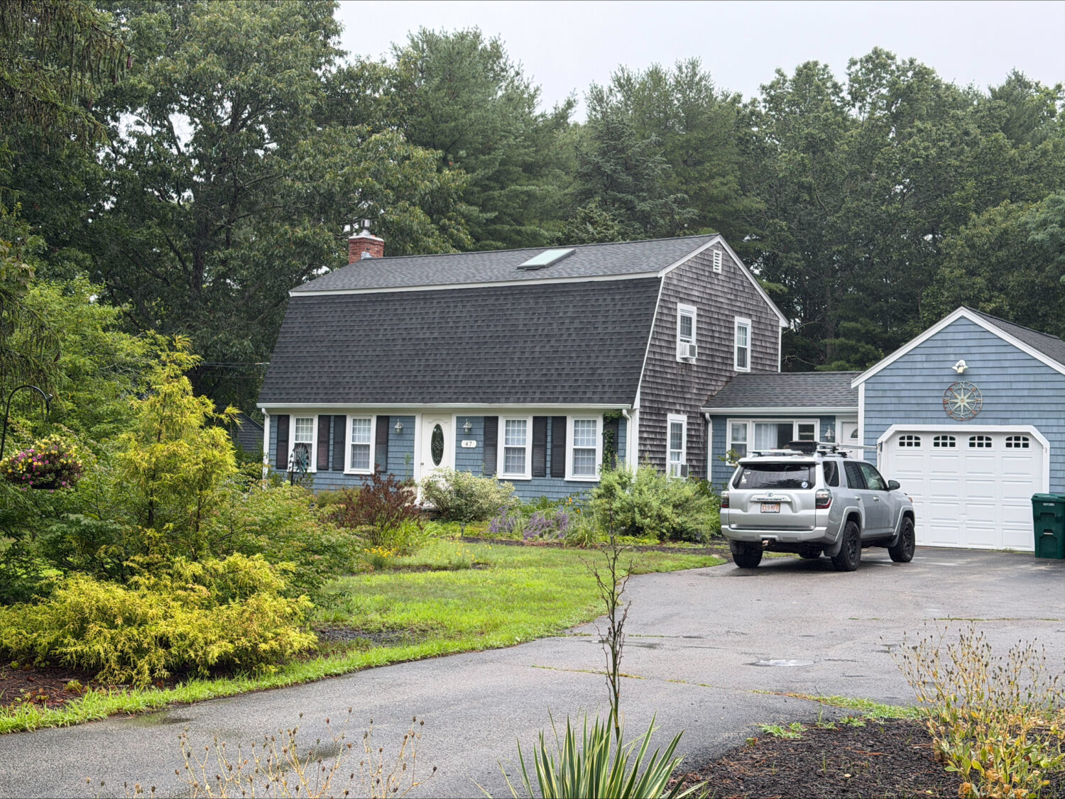 The former home of Lindsay Clancy is seen in Duxbury, Mass., on Thursday, July 30, 2026. (AP Photo/...