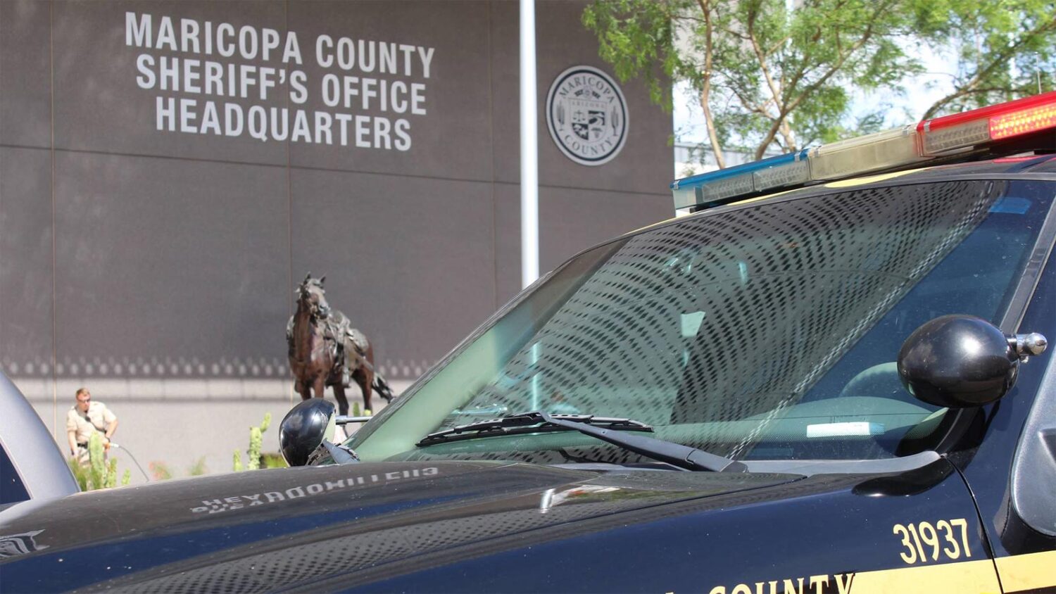 MCSO inmate transport vehicle involved in collision...