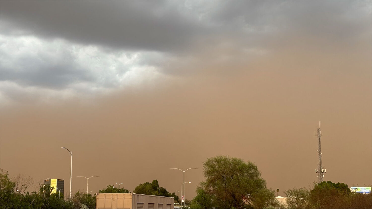 Arizona State University researchers designed the Phoenix Dust Storm Scale. (KTAR News photo/Damon ...