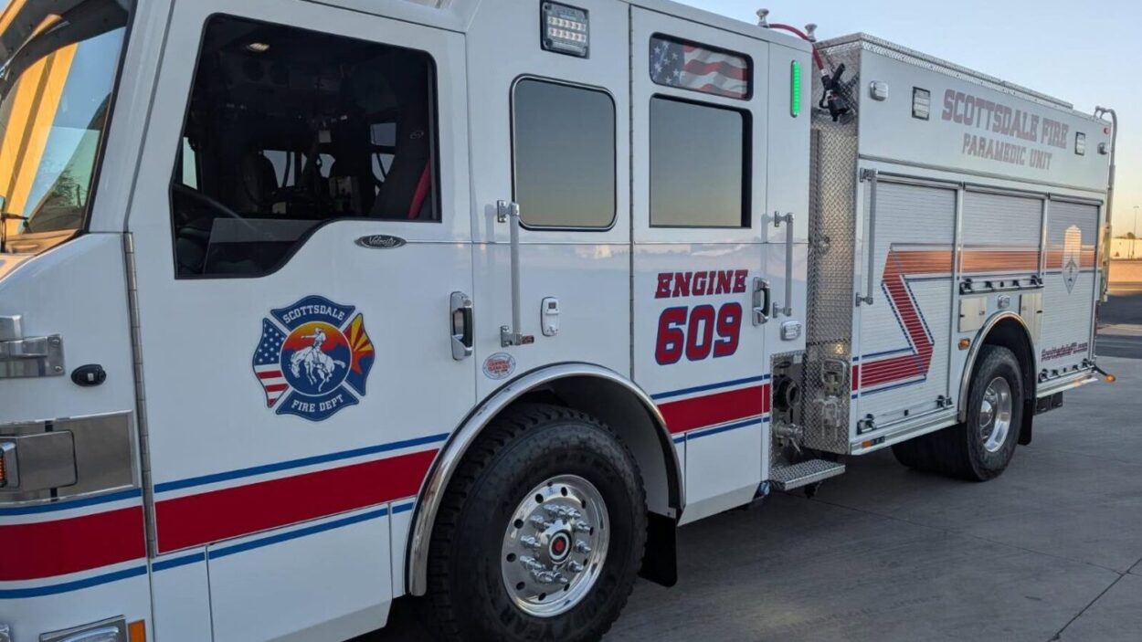 A Scottsdale intersection was closed Tuesday evening while authorities investigated a crash that le...