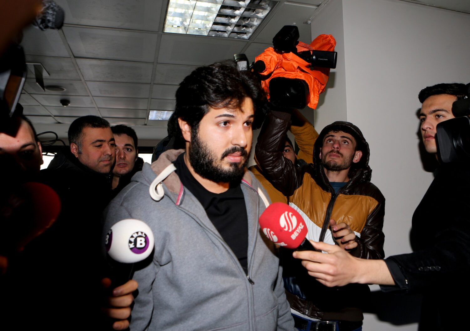FILE - In this Tuesday, Dec. 17, 2013 photo, Turkish-Iranian businessman Reza Zarrab, who is charge...
