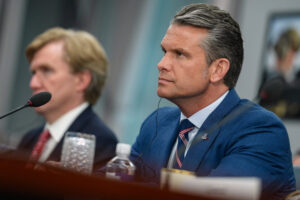 Hegseth is facing questions from senators over funding for the Iran war