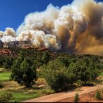 pocket fire above seven canyons
