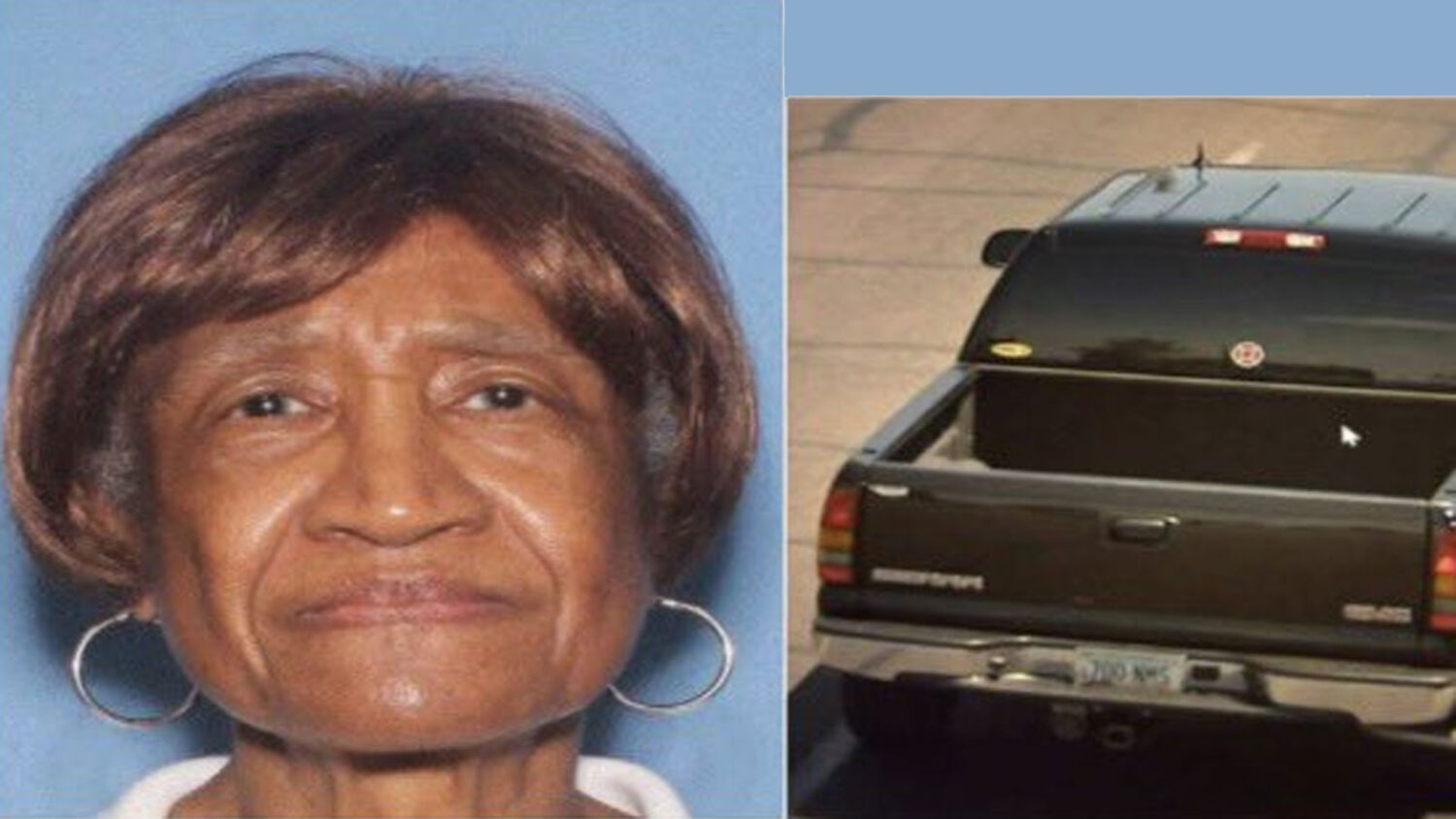 SAFE Alert subject Kathleen Carr was last seen driving a black GMC pickup near South Mountain Park ...