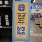 Local stores like Walmart are providing digital resources to make the back-to-school shopping trip easier. (Shira Tanzer/KTAR News)