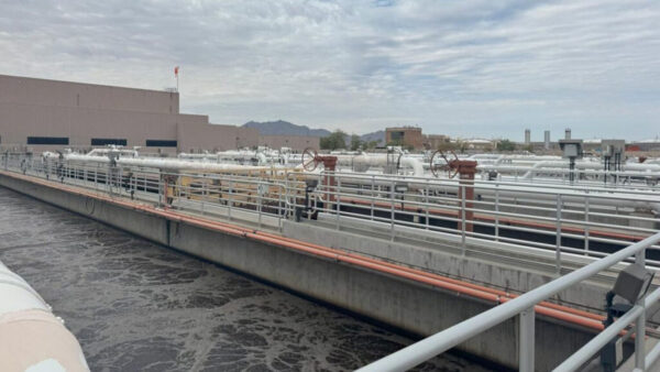 An active chlorine leak was reported Monday morning at the 91st Avenue Wastewater Treatment Plant in Tolleson. The city of Phoenix operates the facility. (KTAR News file photo/Heidi Hommel)