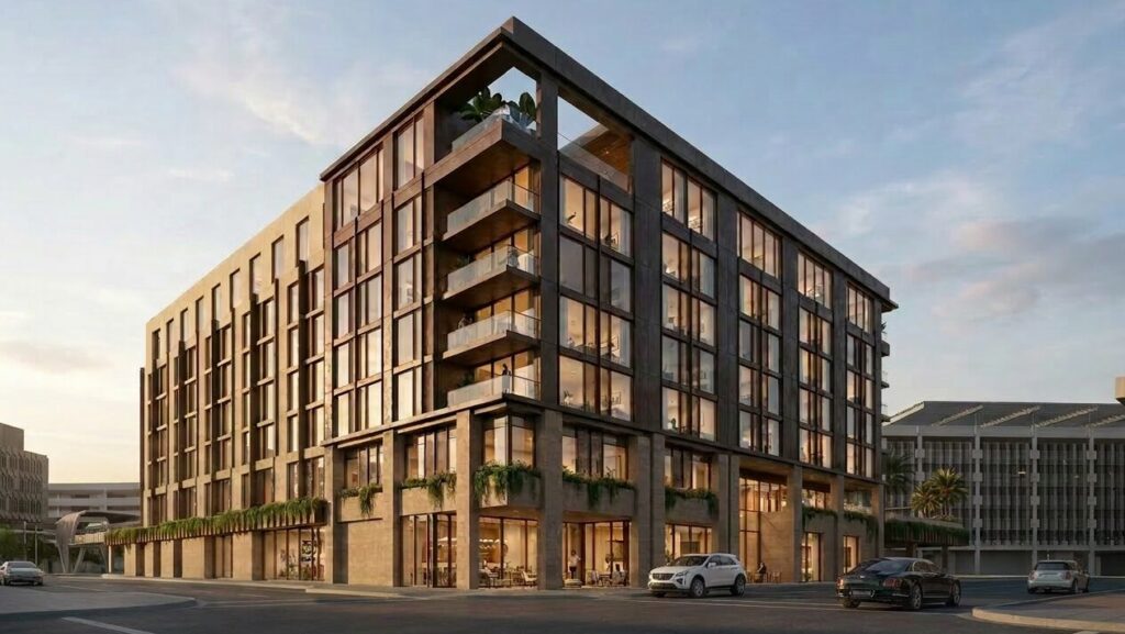 Novus Innovation Corridor, a multi-phase mixed-use development that is integrated with Arizona State University's Tempe campus, is adding an upscale hotel to its main street entertainment district.