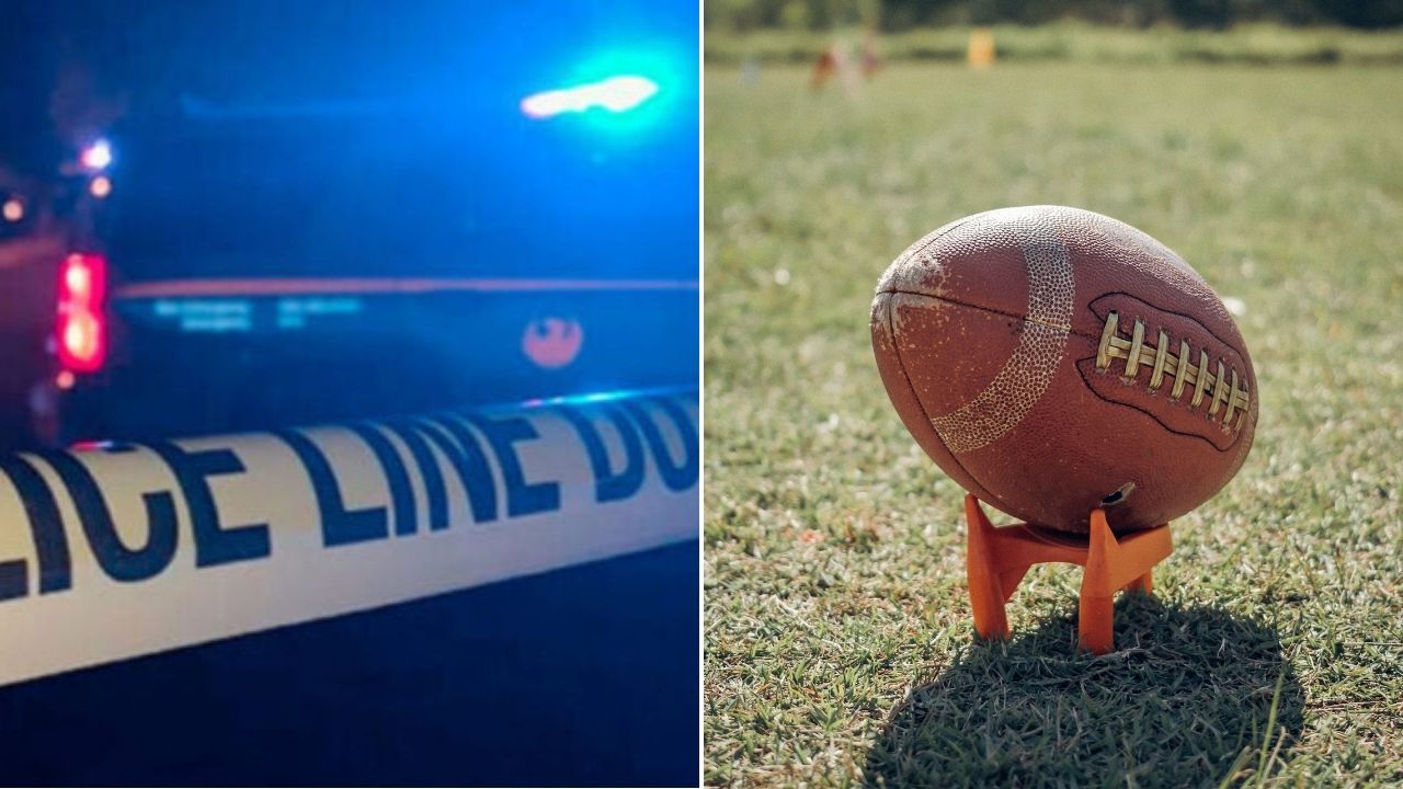 Three people were arrested after a fight broke out Friday night at a high school football game in w...