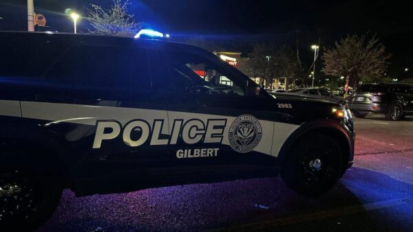 Gilbert Police officers responded to the call just before 11 p.m. near Lindsay and Elliot roads.