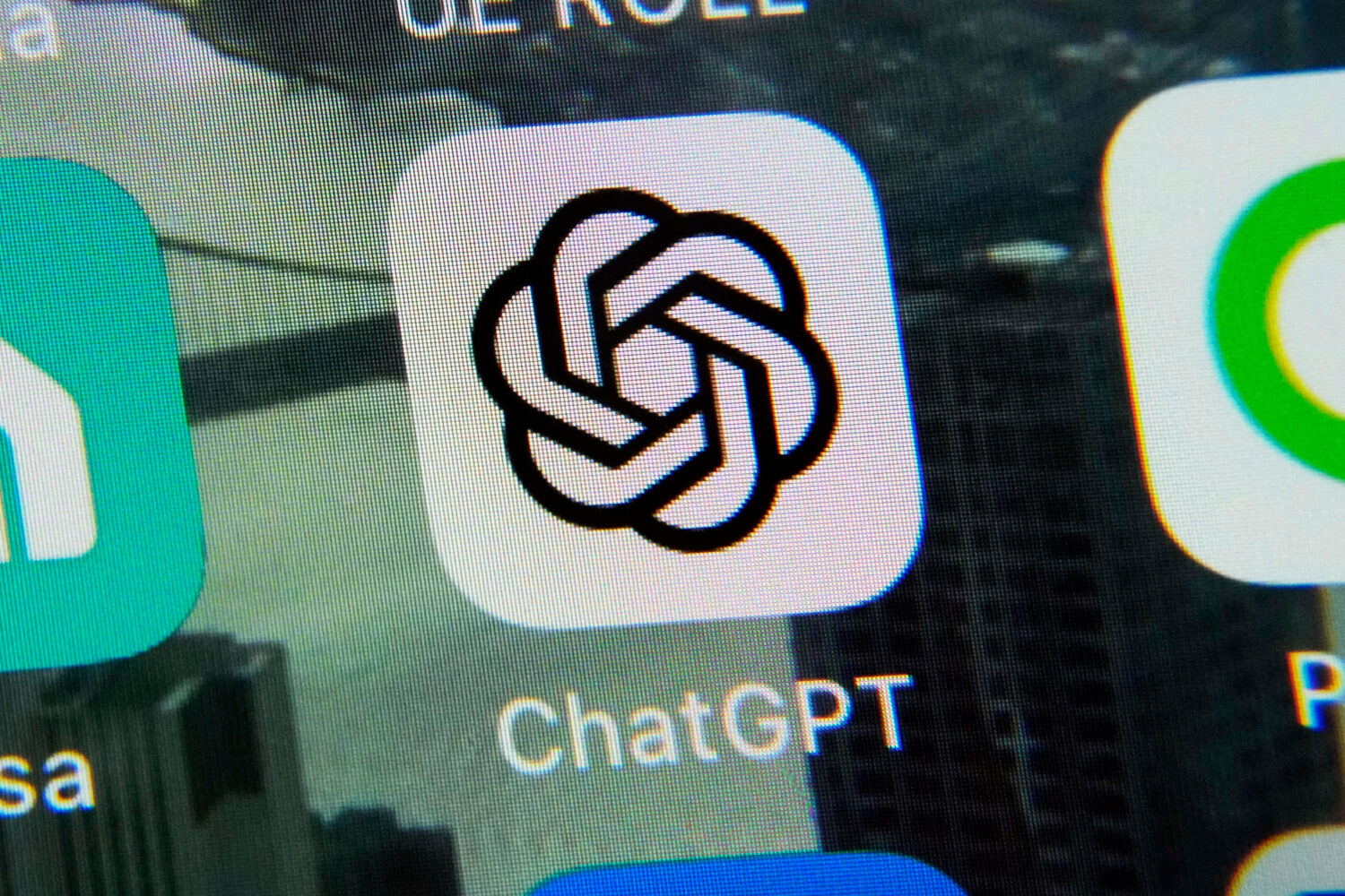 FILE - The ChatGPT app is displayed on an iPhone in New York, May 18, 2023. (AP Photo/Richard Drew,...