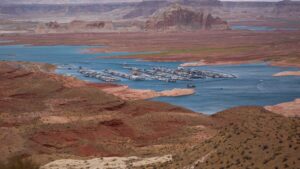 Lake Powell hits record low, threatening key water and electricity supply for millions