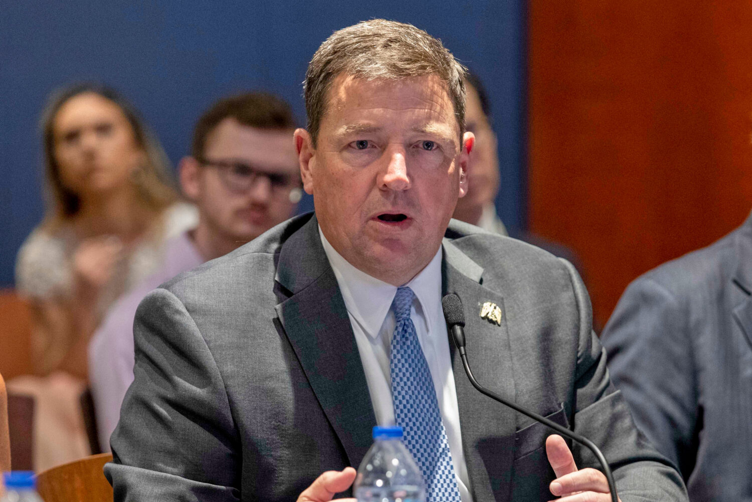 FILE - Ed Martin speaks at an event at the Capitol in Washington, June 13, 2023. (AP Photo/Amanda A...