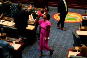 Democratic socialist Angie Nixon won Tuesday’s primary in Florida. Can she win in November?