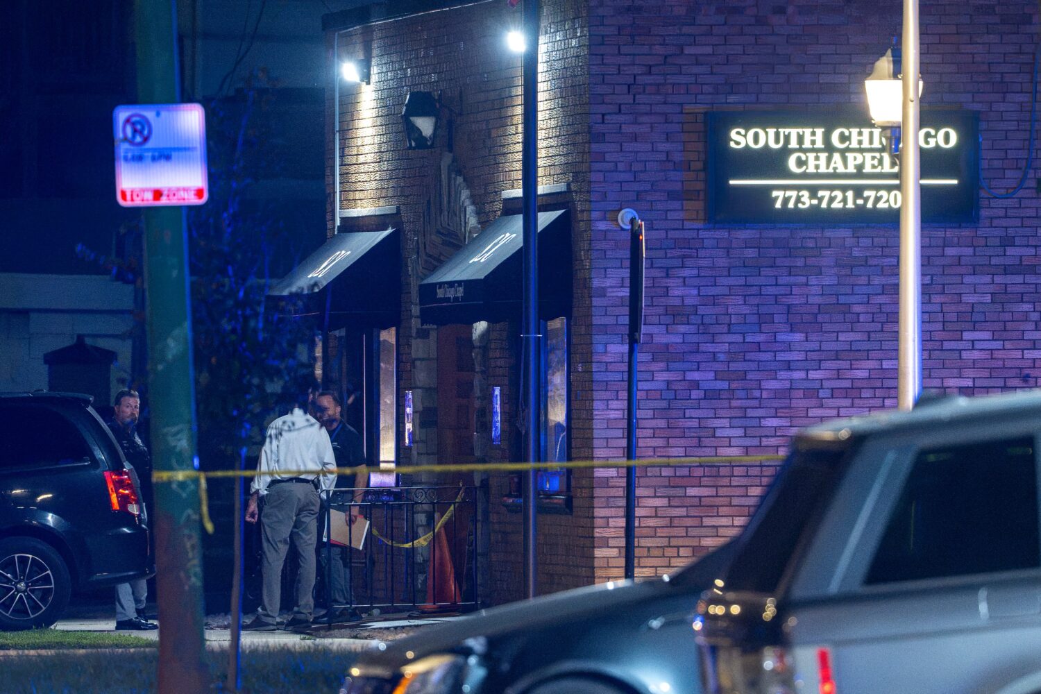 Chicago police investigate South Chicago Chapel after authorities discovered dozens of decomposing ...