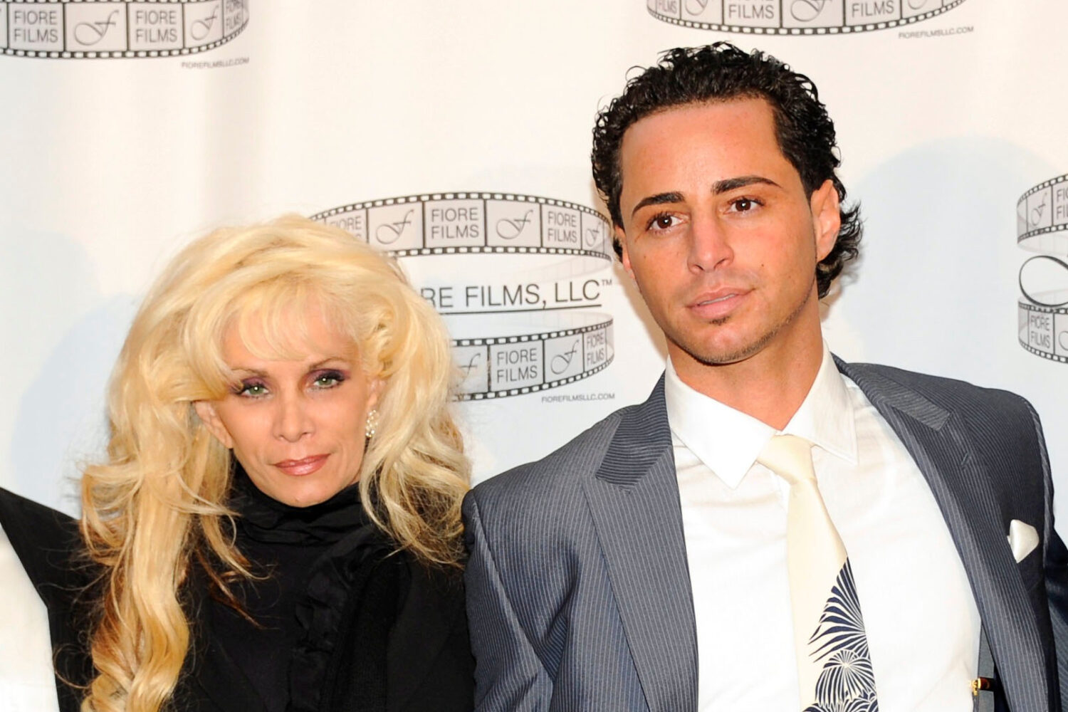 FILE - Victoria Gotti and her son, Carmine Agnello attend a news conference for the film "Gotti: Th...