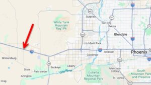 Westbound Interstate 10 closed near Buckeye after crash