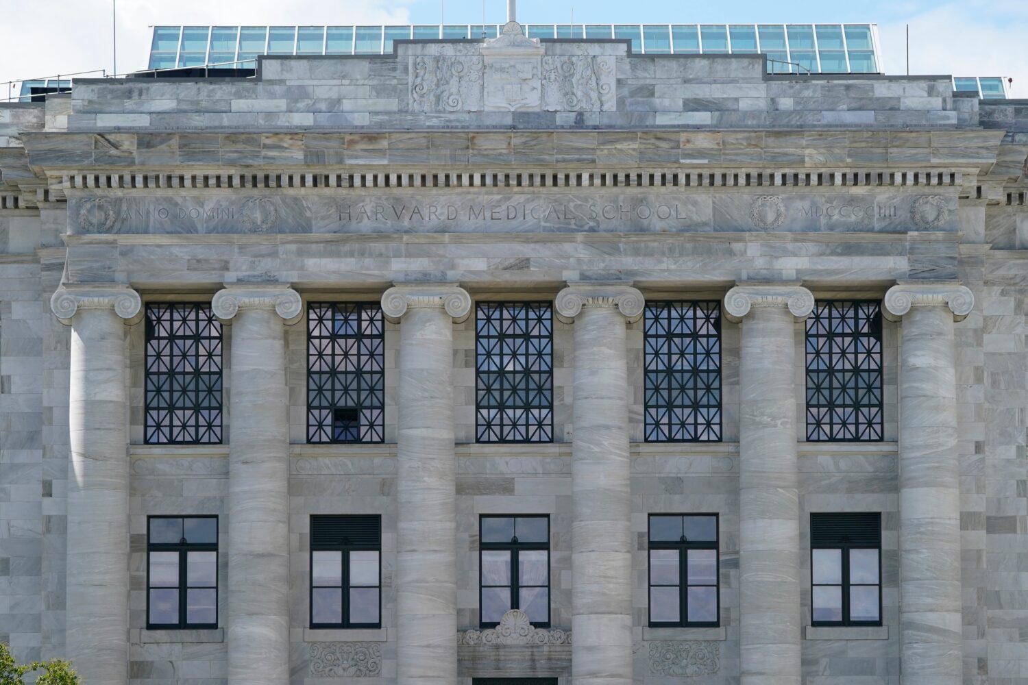 FILE - The Harvard Medical School is seen Aug. 18, 2022, in Boston. (AP Photo/Charles Krupa, File)C...