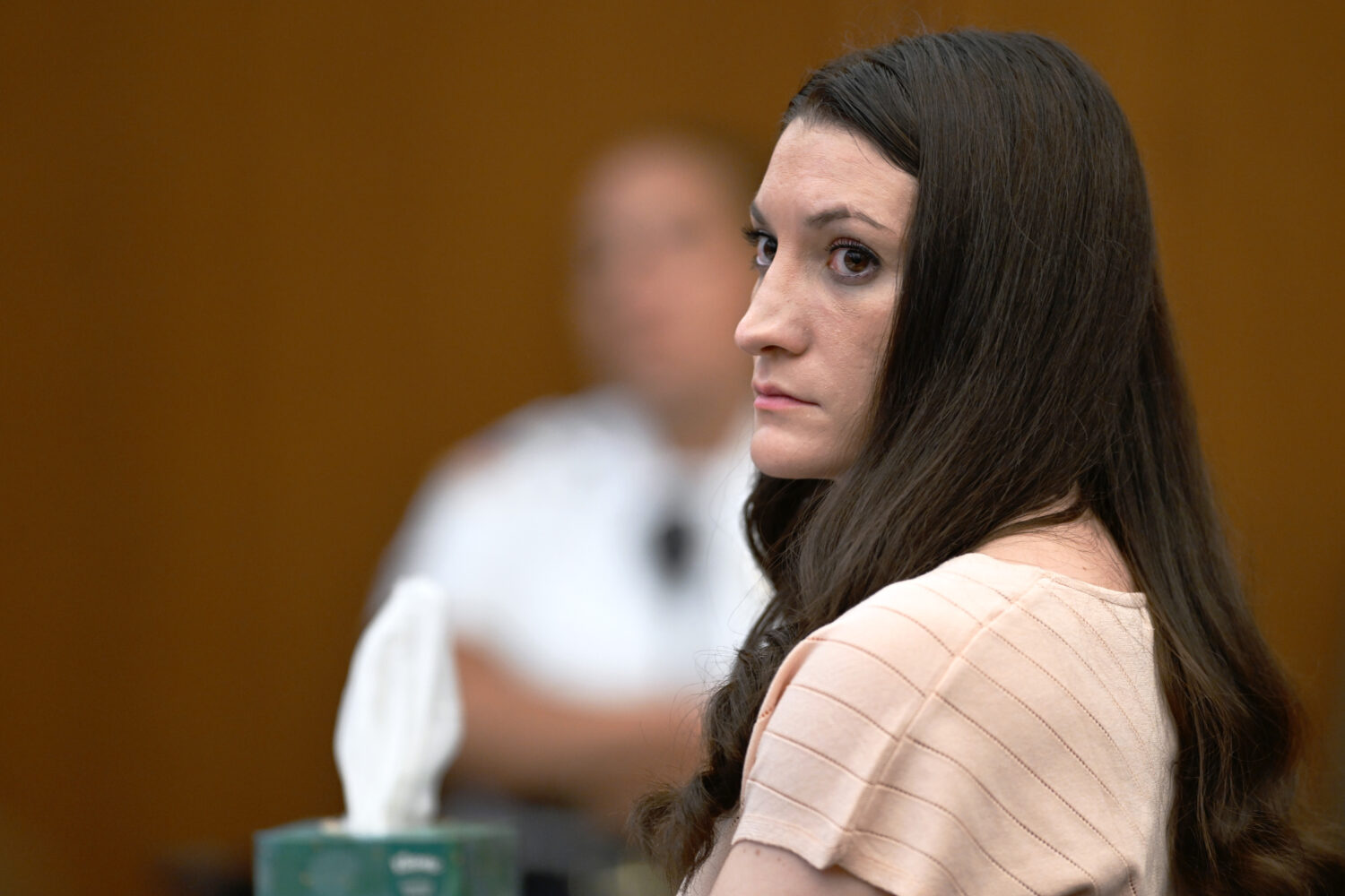 Lindsay Clancy, during during her murder trial, Thursday, Aug. 13, 2026., in Plymouth, Mass. Josh R...
