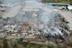 Federal report says firefighting tactics at Maine lumber mill explosion aided the blast
