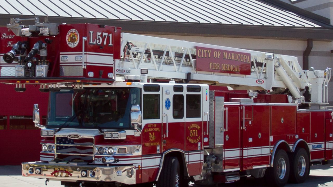Two people were found dead after a fire broke out at a home in Maricopa on Saturday, authorities sa...