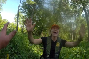 Video captures rescue of river tubing group stranded for 3 days, living off bark and flowers