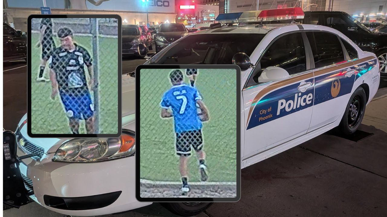 (Photos: Phoenix Police Department, KTAR News)...