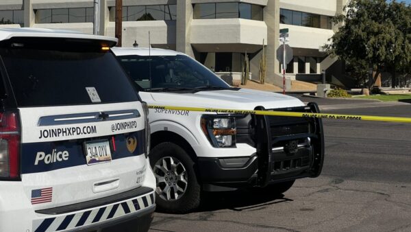 A 44-year-old man is dead after being shot by a security guard at a business in north Phoenix on Tuesday, authorities said.