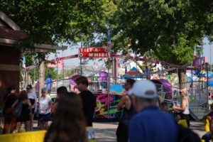 Spinning and dipping, Minnesota fairgoers delight in the classic Tilt-A-Whirl ride as it turns 100