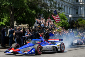 Trump’s IndyCar race: Doing 200 in a 25 mph zone with manhole cover-displacing torque