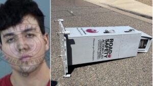 Man accused of destroying Phoenix speed camera in school zone, causing $47,000 in damage