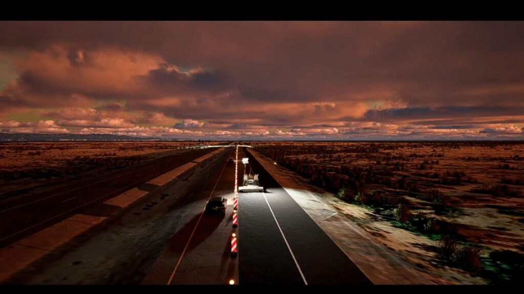 An Arizona Department of Transportation graphic shows traffic restrictions on State Route 347, one of six Phoenix-area roadwork projects scheduled this weekend. (Courtesy Arizona Department of Transportation)