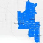 Waymo's coverage area as it was in June 2024. (Map via Waymo)