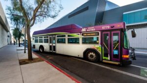 Driver dies after colliding with Valley Metro bus in south Phoenix while fleeing separate crash