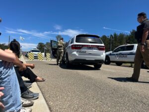 Invited media and military members held at gunpoint at Space Force base in California