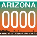 The Kidney Disease Awareness plate. (ADOT photo)