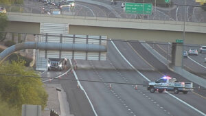 Portion of Loop 101 Agua Fria Freeway closed after crash in West Valley
