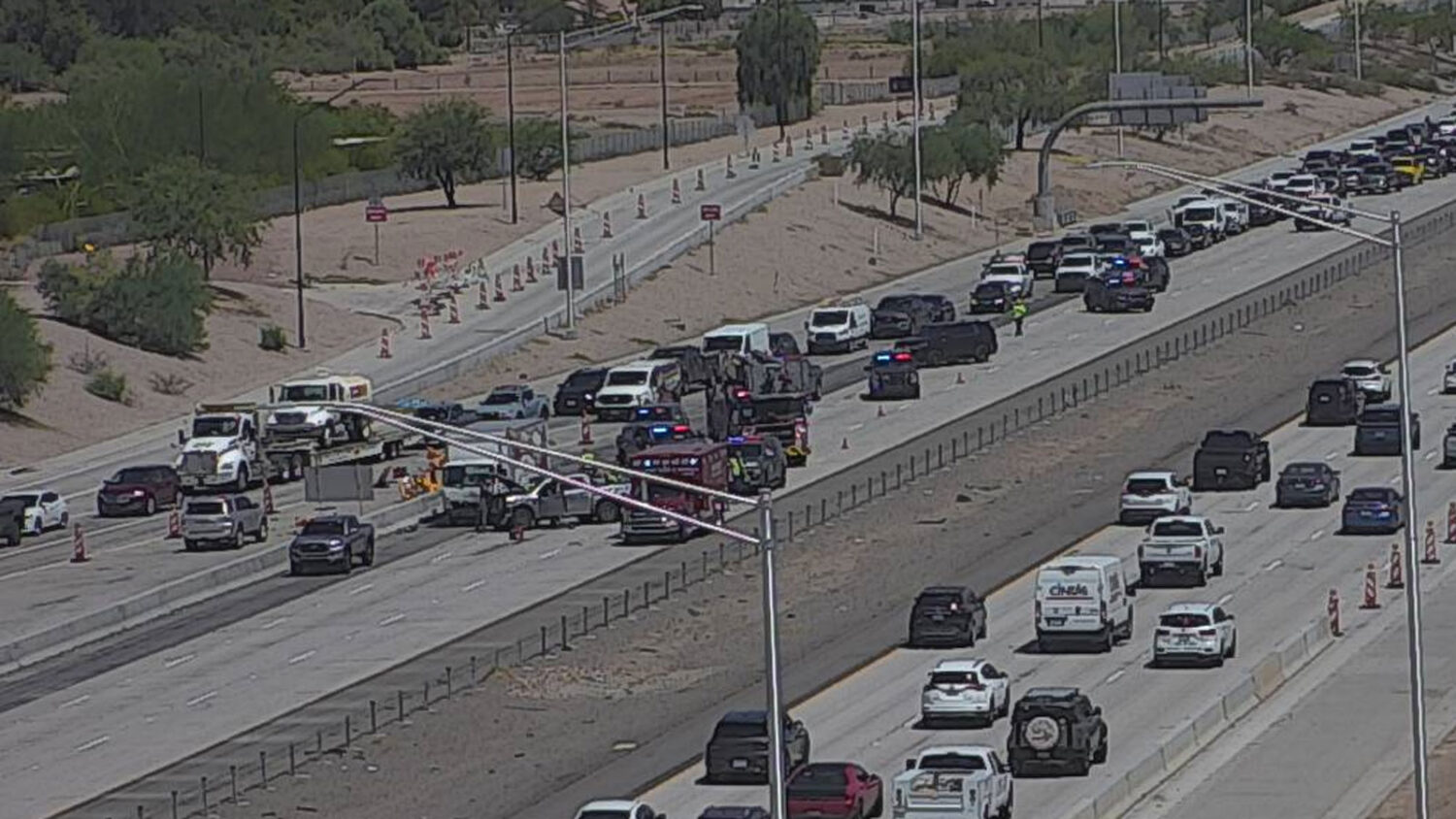 Westbound Loop 202 Santan Freeway closes in East Valley - KTAR