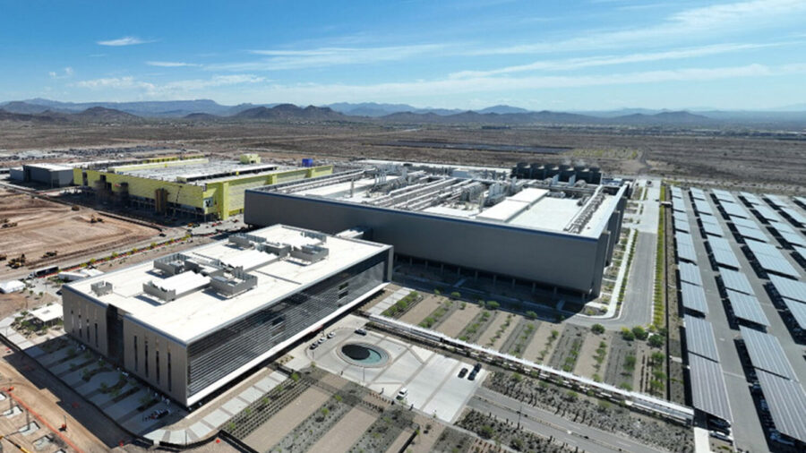 The Taiwan Semiconductor Manufacturing Company plans to pour another $100 billion into its TSMC Arizona operations in Phoenix. (TSMC photo)