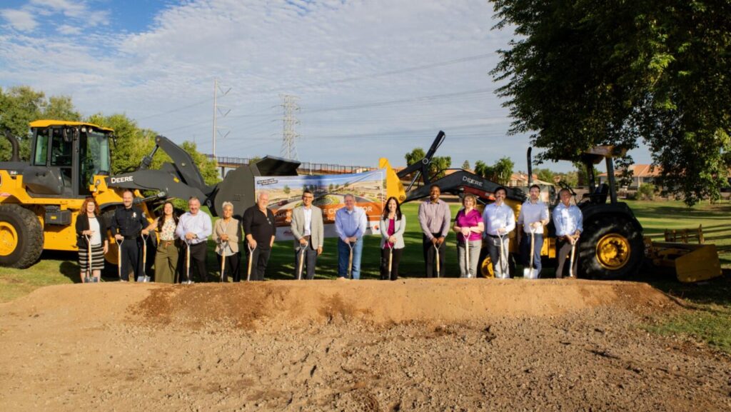 Gilbert broke ground on Vaughn Avenue Connector on Wednesday, which will create a new access point to the town's Heritage District. (town of Gilbert)