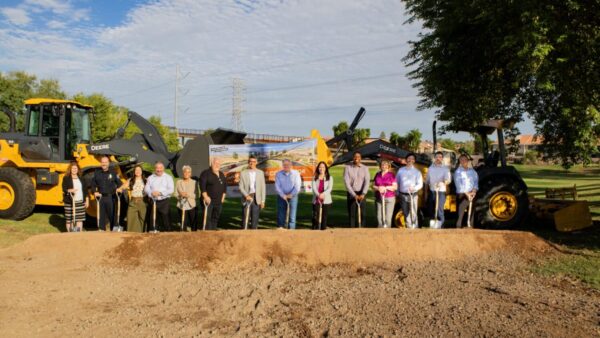 Gilbert broke ground on Vaughn Avenue Connector on Wednesday, which will create a new access point to the town's Heritage District. (town of Gilbert)