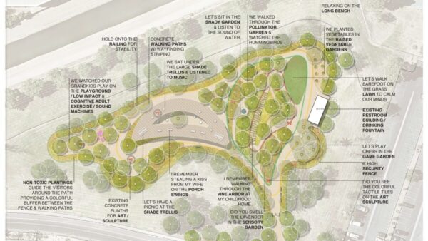 Tempe is in the process of developing a dementia- and age-friendly park within Kiwanis Park, which will be the first of its kind in the country. (City of Tempe)